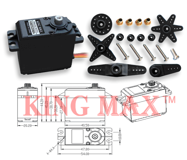 KM5520MA Standard 20Kg Metal Gear Analog Servo