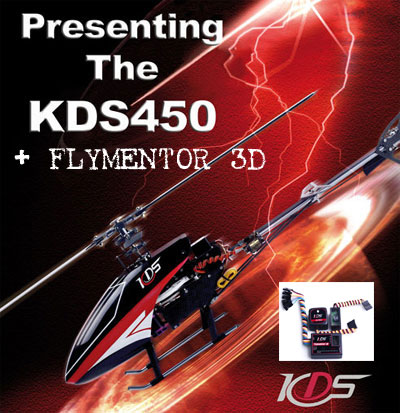 KDS450S 2.4Ghz 6CH RTF With Flymentor 3D - Click Image to Close